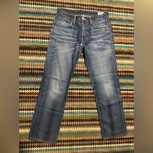 G Star Raw 3301 Men’s Denim Blue Jeans Button Fly 32x30  $130